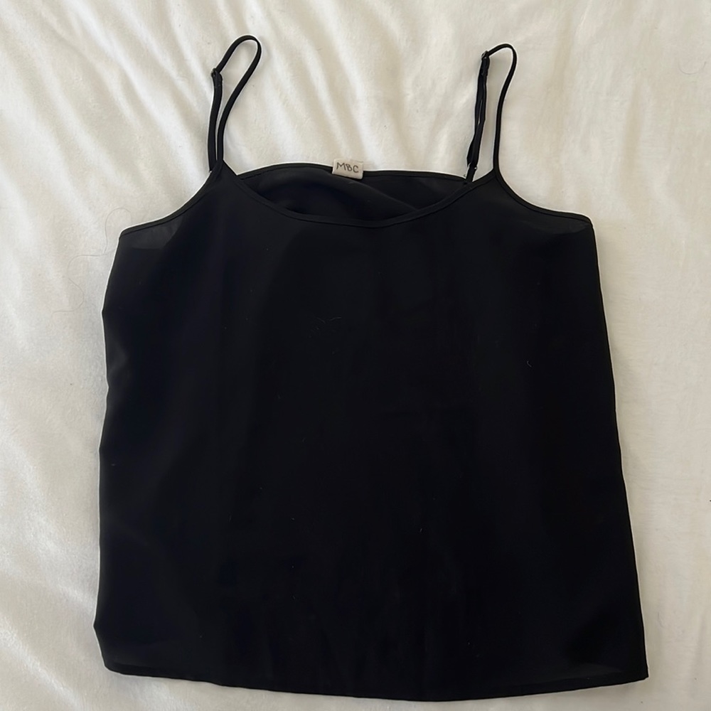 Black tank top